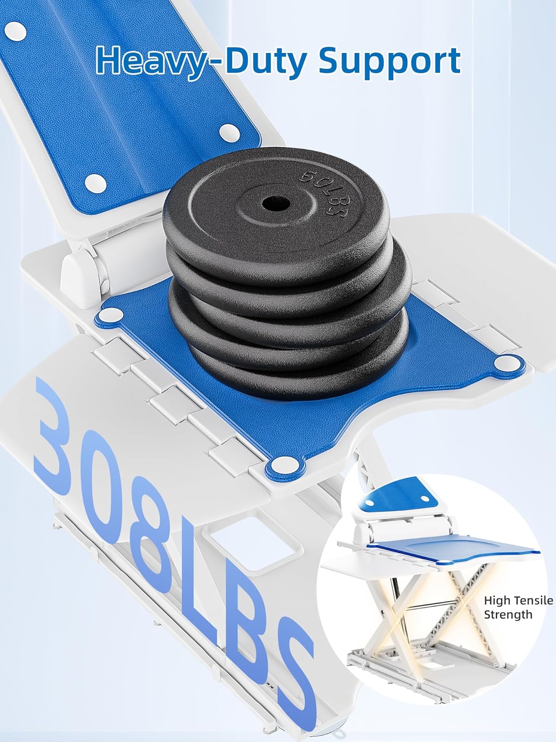PPOLB Electric Chair Lift For Elderly, 308 lbs Support, Waterproof, Foldable - Image 4
