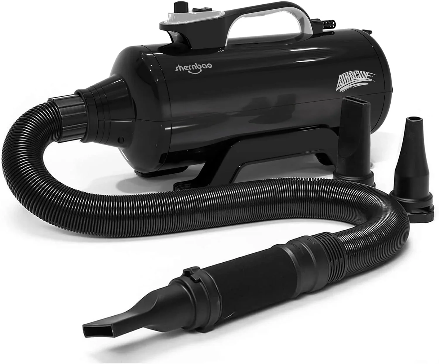 Shernbao Professional Dog Force Dryer, 6.0HP, Jet Black - DHD-2400T