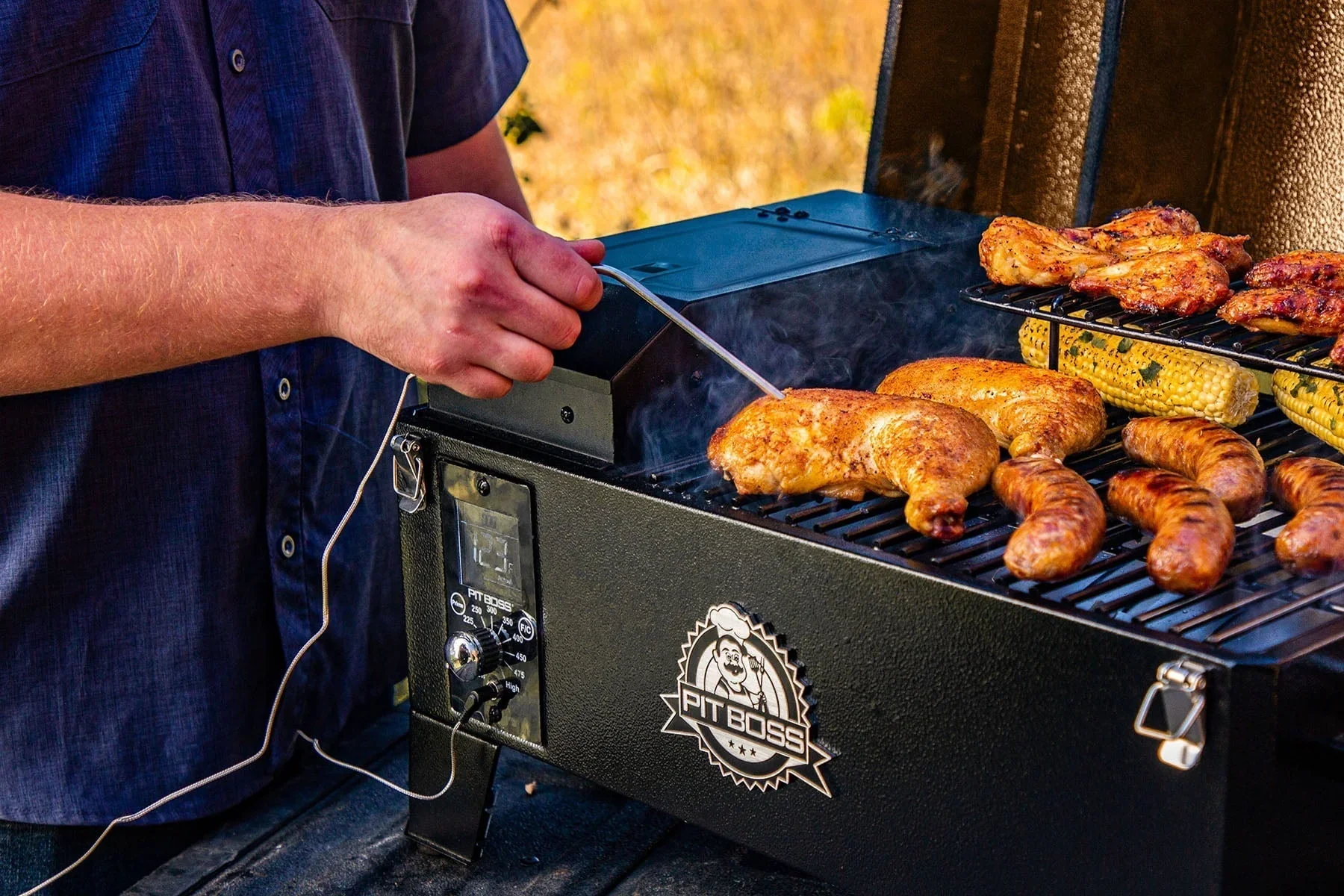 2025 Pitboss Pit Boss Table Top Pellet Grill - Copper - Image 5