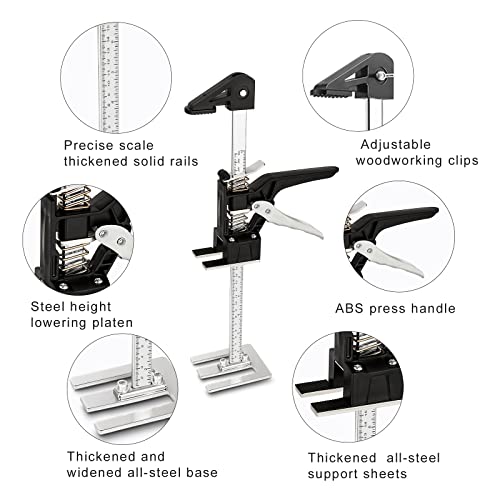 Labor Saving Arm Jack 2 Pack, 15.5 Inch Multifunctional Furniture Lifter Jacks - Image 6