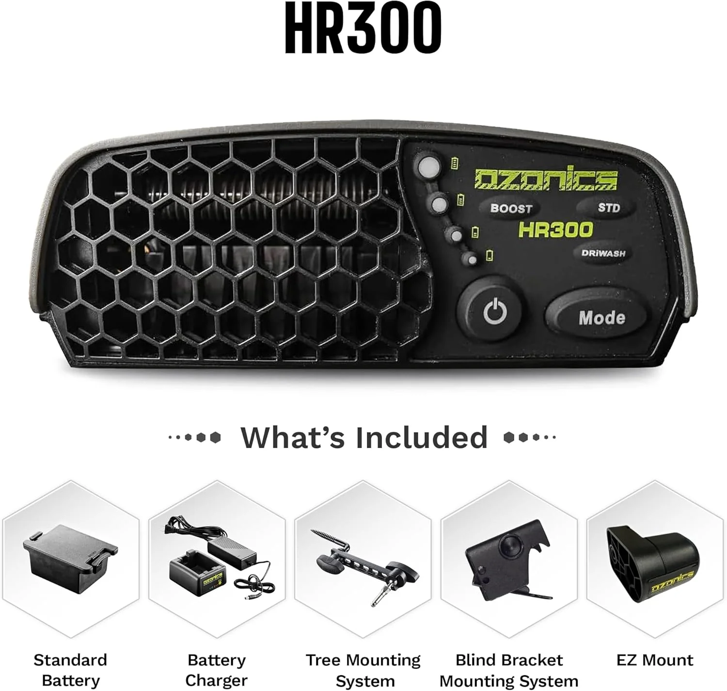 Ozonics HR300 Hunting Scent Eliminator, Ozone Generator, Rechargeable - Image 2