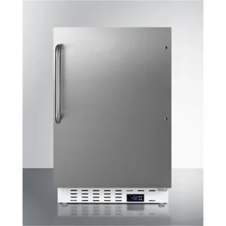 ADA Compliant Built-In Freestanding Manual Defrost All-Freezer, White Cabinet - 32 x 19.88 x 22.5 in