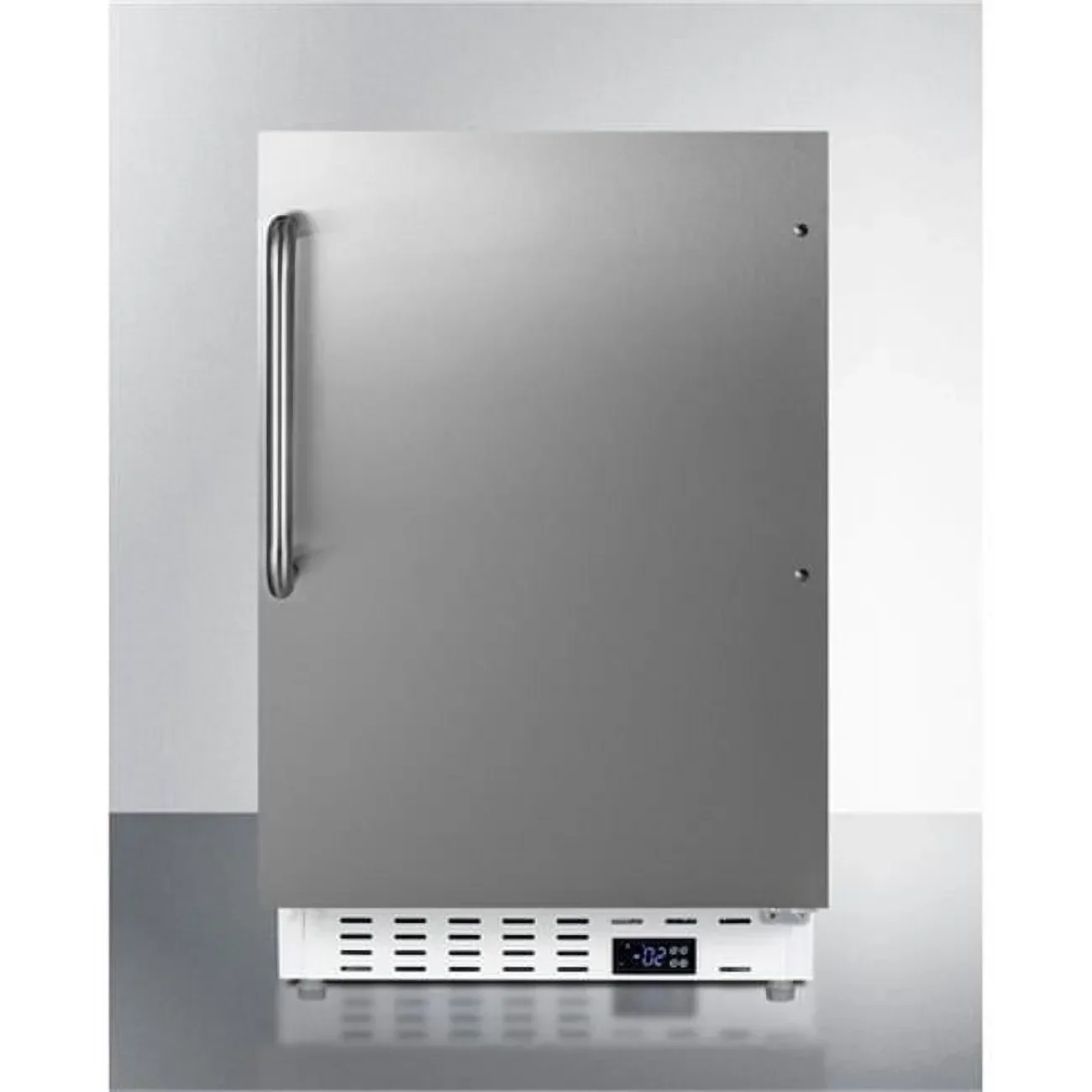 ADA Compliant Built-In Freestanding Manual Defrost All-Freezer, White Cabinet - 32 x 19.88 x 22.5 in