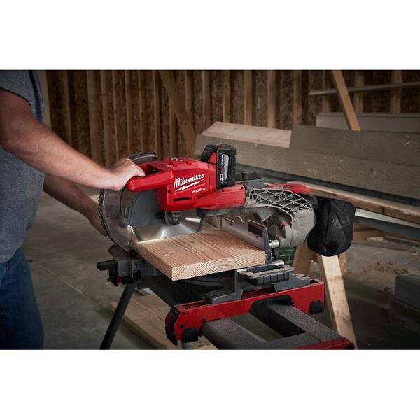 M18 FUEL 18V Lithium - Ion Brushless Cordless 10 In. Dual Bevel Sliding Compound Miter Saw with Stand (Tool - Only) - Image 13