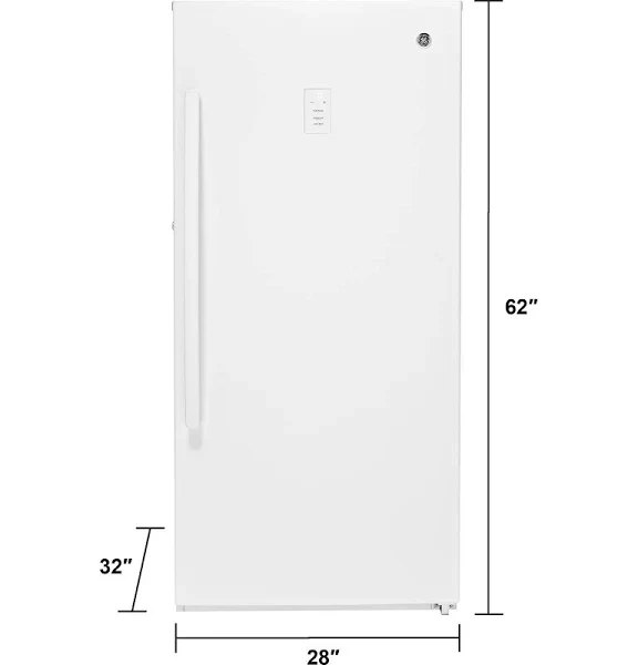 14.1 Cu. Ft. White Frost-Free Upright Freezer - FUF14DLRWW - Image 2