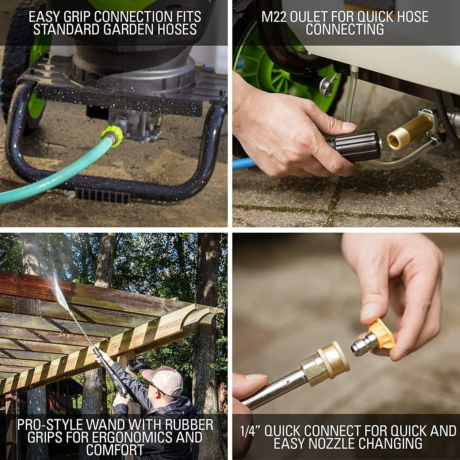 Greenworks 2300-PSI 14 Amp 2.3-GPM Brushless Pressure Washer GPW2300 5118002VT - Image 8