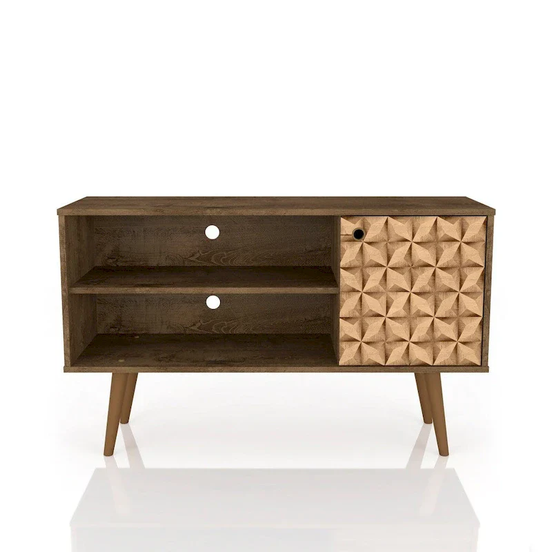 Mid-Century Modern Liberty Dual-Shelf TV Console - Image 3