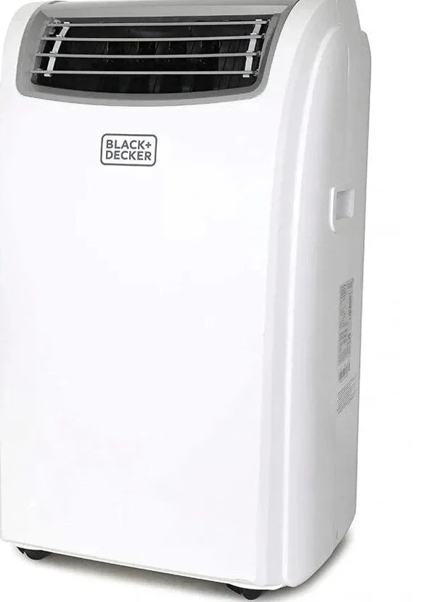 BLACK+DECKER 14,000 BTU Portable Air Conditioner With Heat And Remote Control - White
