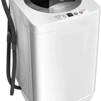 Giantex Portable Fully Automatic Top Load Washing Machine With Spin Dryer, 8 lbs