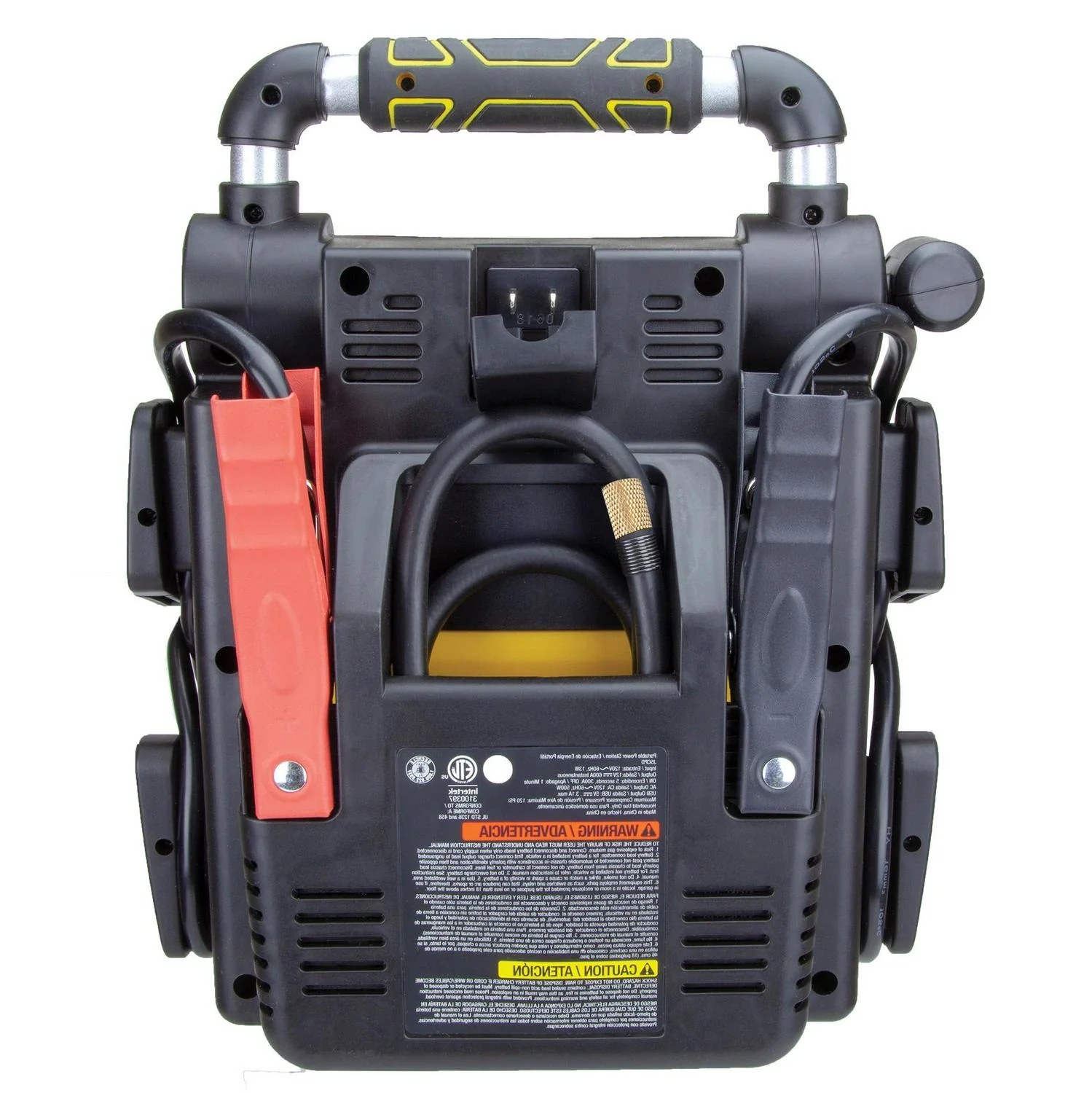 J5CPDE Jump Starter, Power Station, 1200 Peak Battery Amps with 500W Inverter and 120 PSI Compressor - Image 2