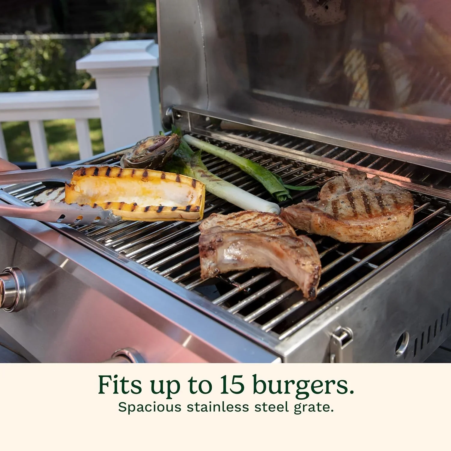 Cuisinart Chef's Style Tabletop Portable Propane Grill 20000 BTU 2-Burner Outdoor Gas Grill - Image 2