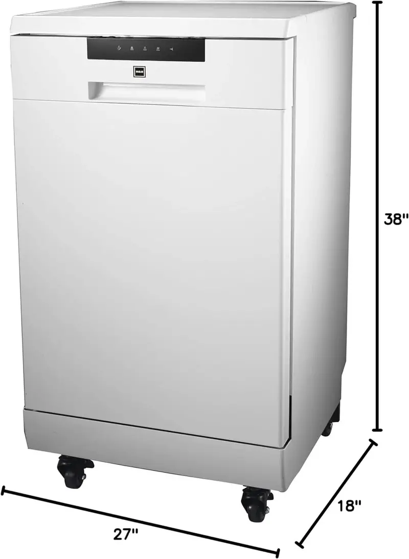 RCA Portable Dishwasher 18-Inch, 8 Place Settings, White - RDW1809-WHITE - Image 7