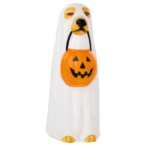 23" Light-Up Blow Mold Ghost Dog