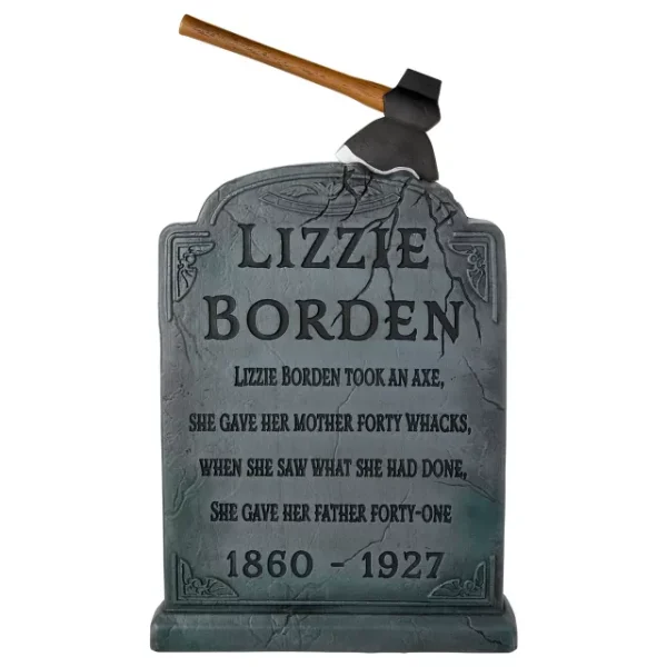 Lizzie Borden Tombstone Blow Mold - The Historic Lizzie Borden House