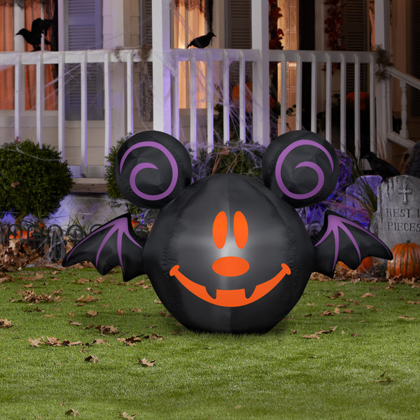 Staked Halloween Jack-O-Lantern Inflatable Outdoor Decoration