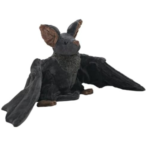 Goth Bat Plush Creepy Gothic Bat Stuffed Animal Lifelike Large Bats Plushie Soft Hugging Plush For Halloween Easter Christmas Valentines Birthday Gift 12Inch