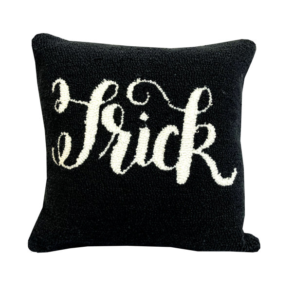 Trick Black Pillow