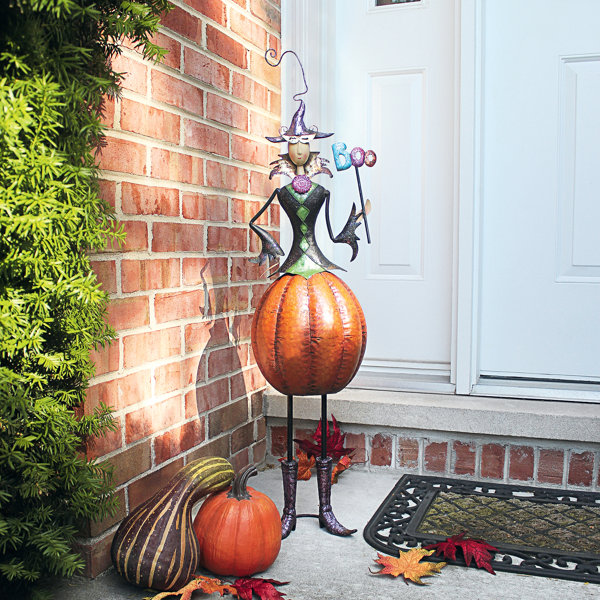 Gloria Vanderboo Metal Witch Bobble Statue