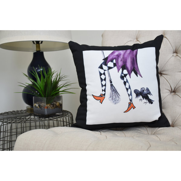 Witches Brew Reversible Throw Pillow