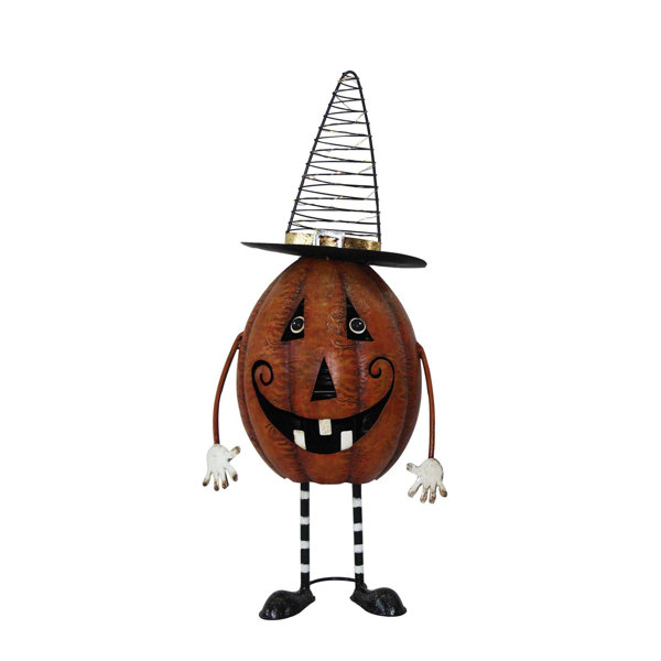 Halloween Lighted Jack-O-Lantern Figurine