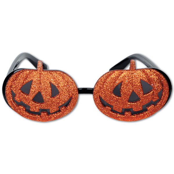 Halloween Glittered Jack-O-Lantern Fanci-Frames