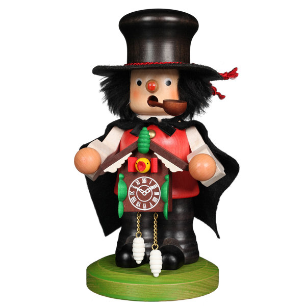 Black Forest Man Incense Burner Traditional German