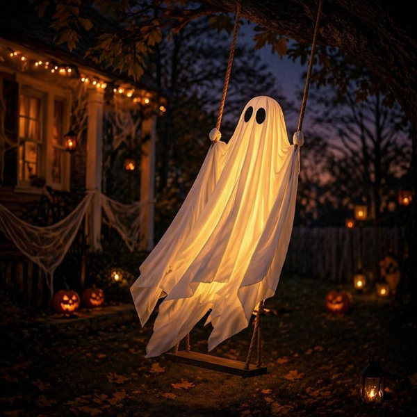 Ghost Hanging Halloween Outdoor Decoration