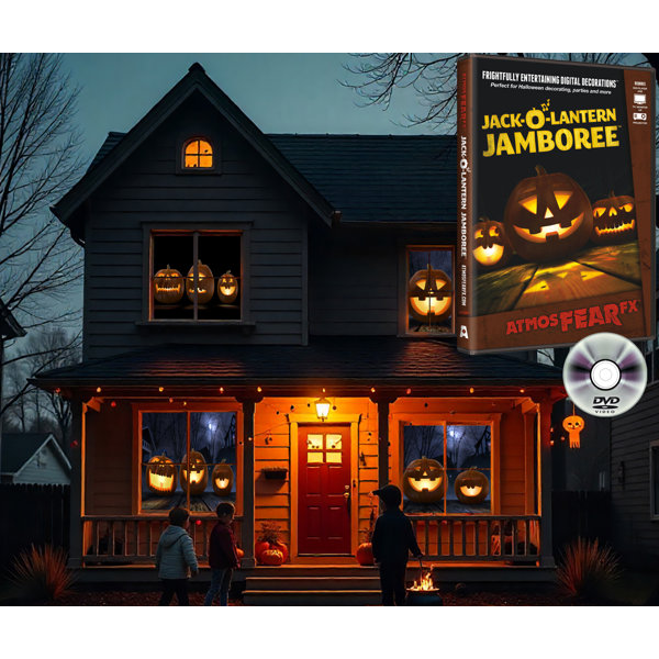 AtmosFX Jack-O-Lantern Jamboree Halloween Digital Decoration on DVD