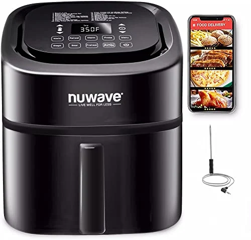 Nuwave Brio 8 Qt Air Fryer, 1800W, 50-400F Temperature Controls