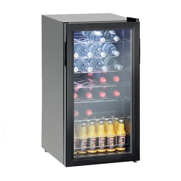Smad Compressor Wine Cooler 3.1 Cu ft 28 Bottles Stainless Steel Door 110V - JC-88E-2 / D-JC-88E/H