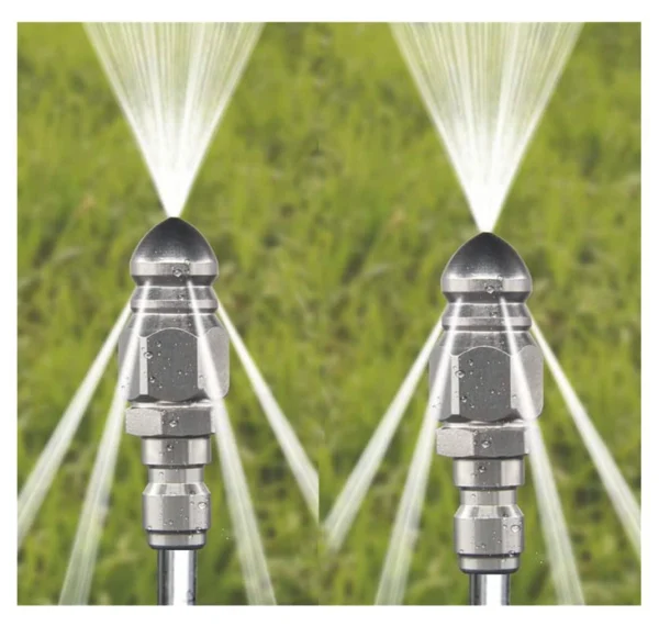 Millie 2(sets) Pressure Washer Sewer Jetter Nozzle with 1/4'' Quickly connector,pressure Drain Jet Hose Nozzle