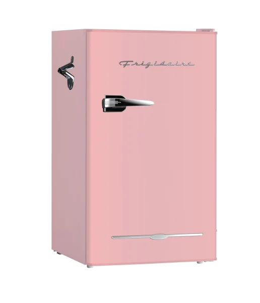 Frigidaire Retro Bar Fridge, 3.2 Cu. Ft., Pink, 65-Watt - EFR376-C-PINK